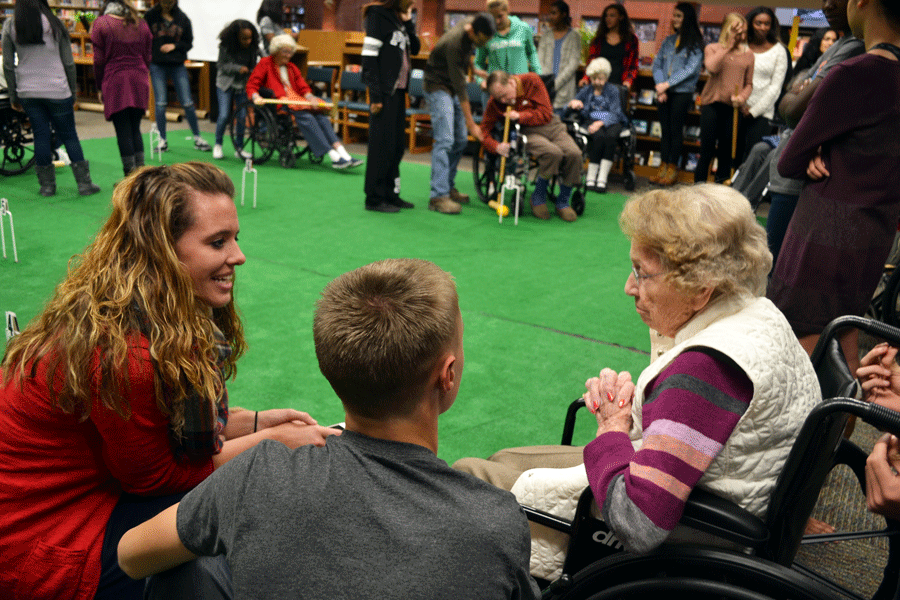 Uniting Generations

Bonding over more than just the game, Eaglecrest staff and students interact with elderly dementia patients on Wednesday, as they share stories and smiles. 