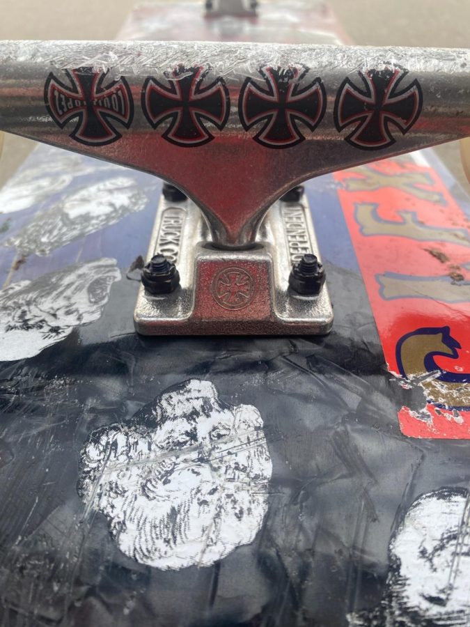 The “truck” of a skateboard attached the wheels to
the board.