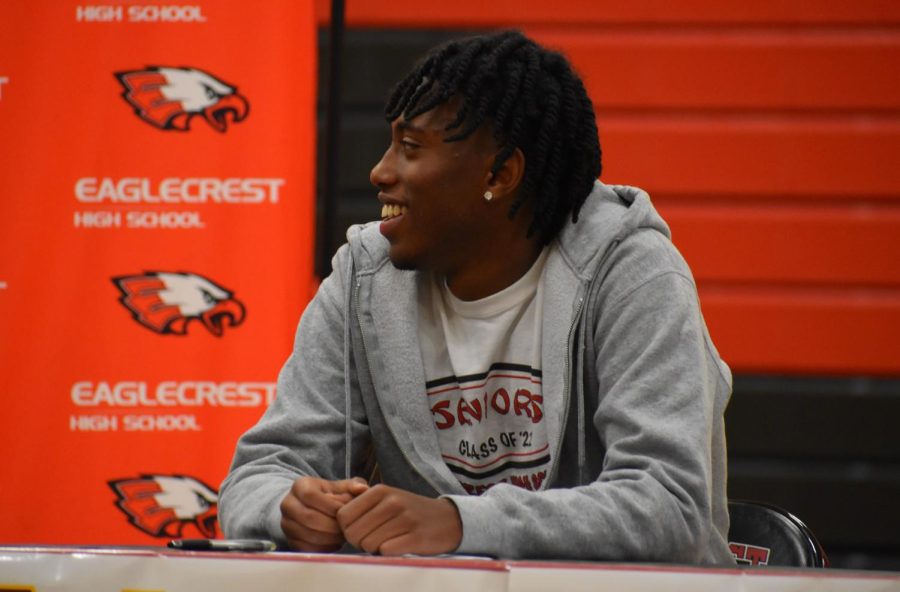 Football player and track athlete Nathanael Tizazu signed to Colorado Mesa University on Spring Signing Day, April 13th, 2022.