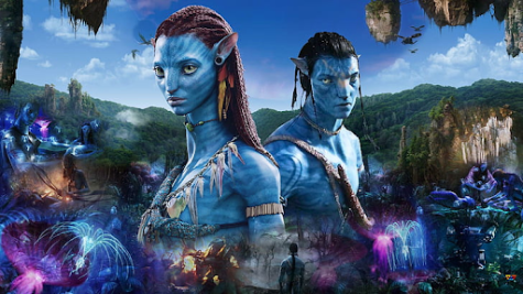 Neytiri (Left) and Jake Sully (Right) stand fiercely in the second movie. (Photo Credit: 