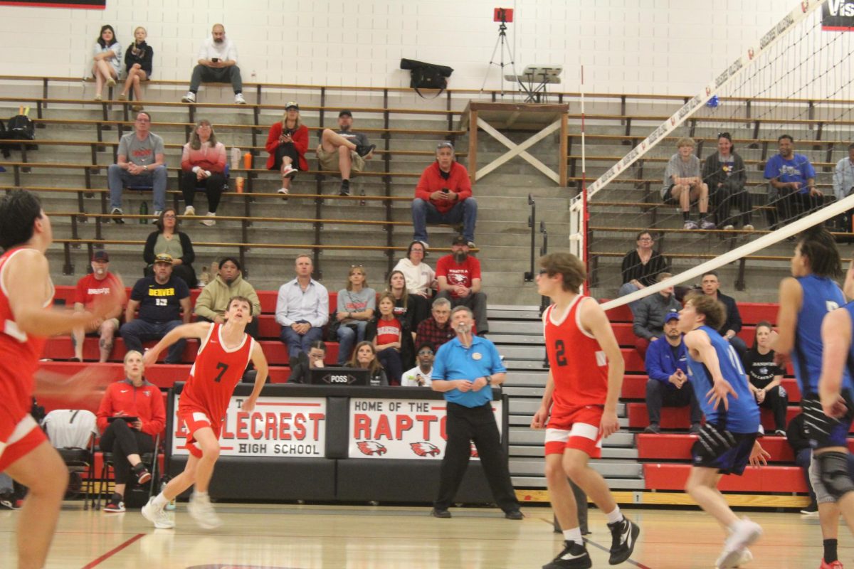 Junior Jackson Shaw goes in for another big spike!