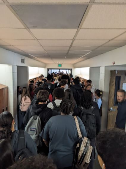 Hallway Traffic Overruns the W300s.