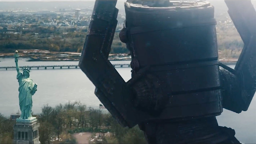 Galactus appears during the first trailer for Fantastic Four: First Steps